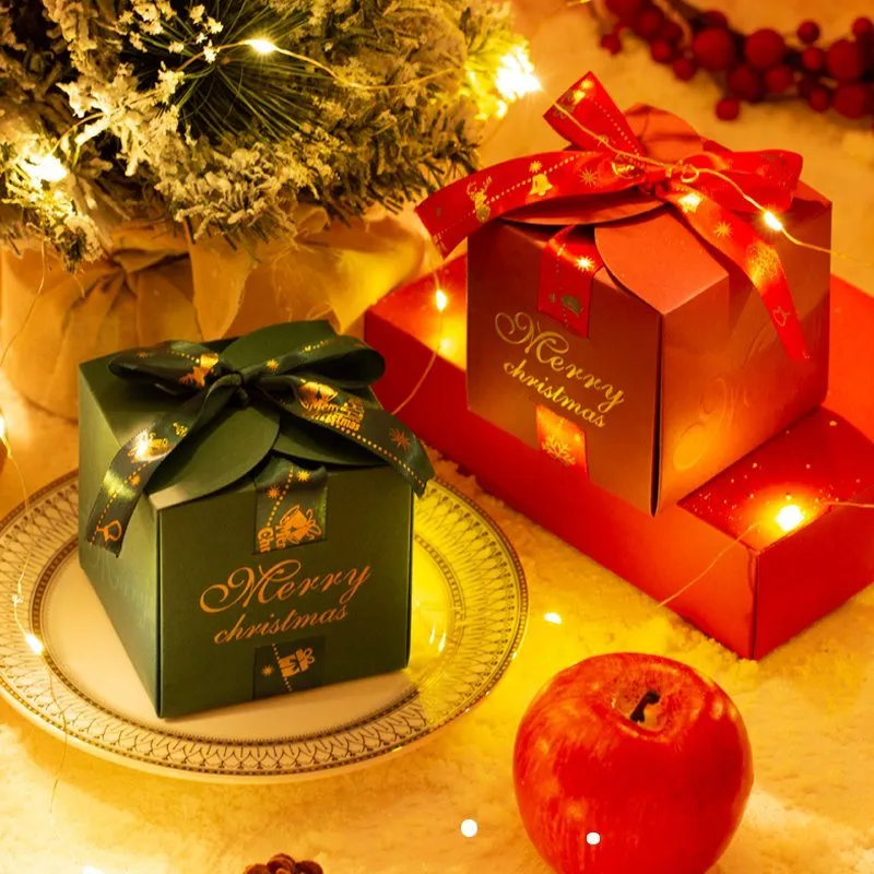 Caja de regalo navideño lujo