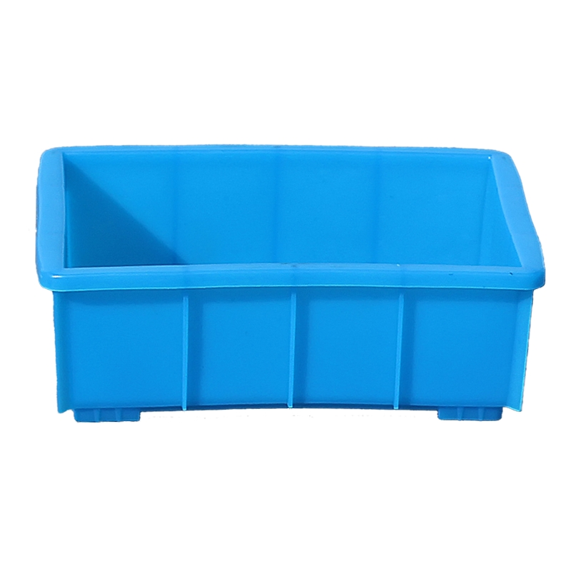 Caja plástica apilable y anidada, embalaje retornable directo de fábrica, crate de uso industrial