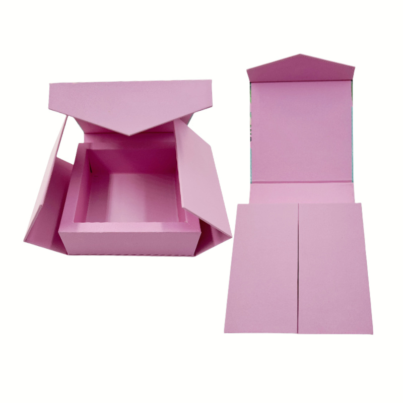 Personalizar caja de regalo de cartón magnética con logo, caja de papel plegable con imán