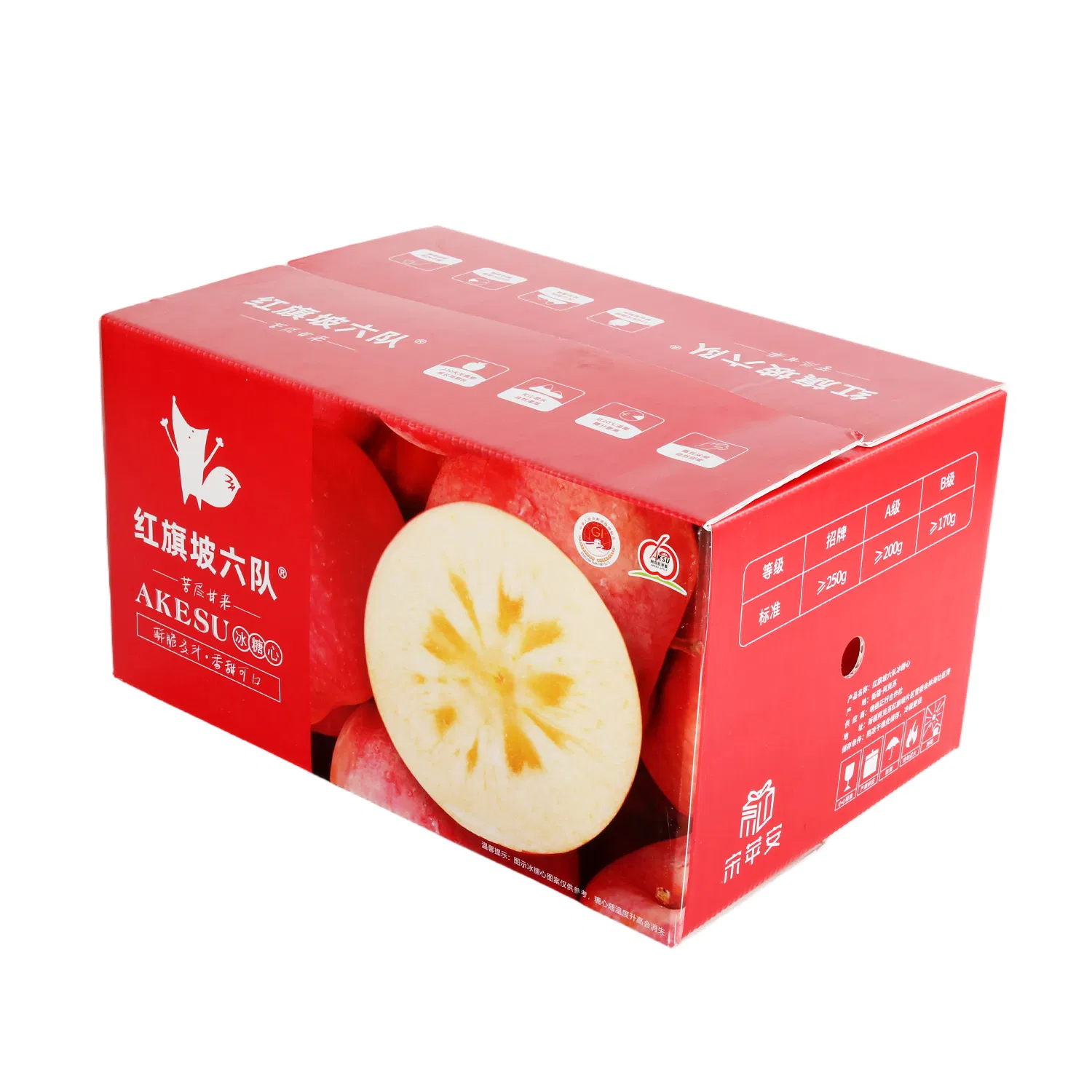 Impresión Envío Embalaje Caja de Cartón Corrugado PP para Plátano Manzana Fruta