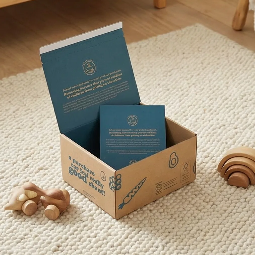 Cajas de papel de embalaje duraderas para frutas - Perfectas para comercio electrónico