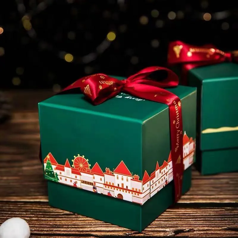 Embalaje de cajas cuadradas