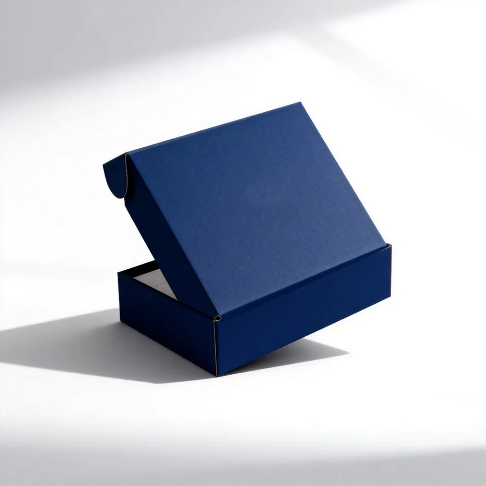 Caja de cartón kraft marrón para embalaje industrial