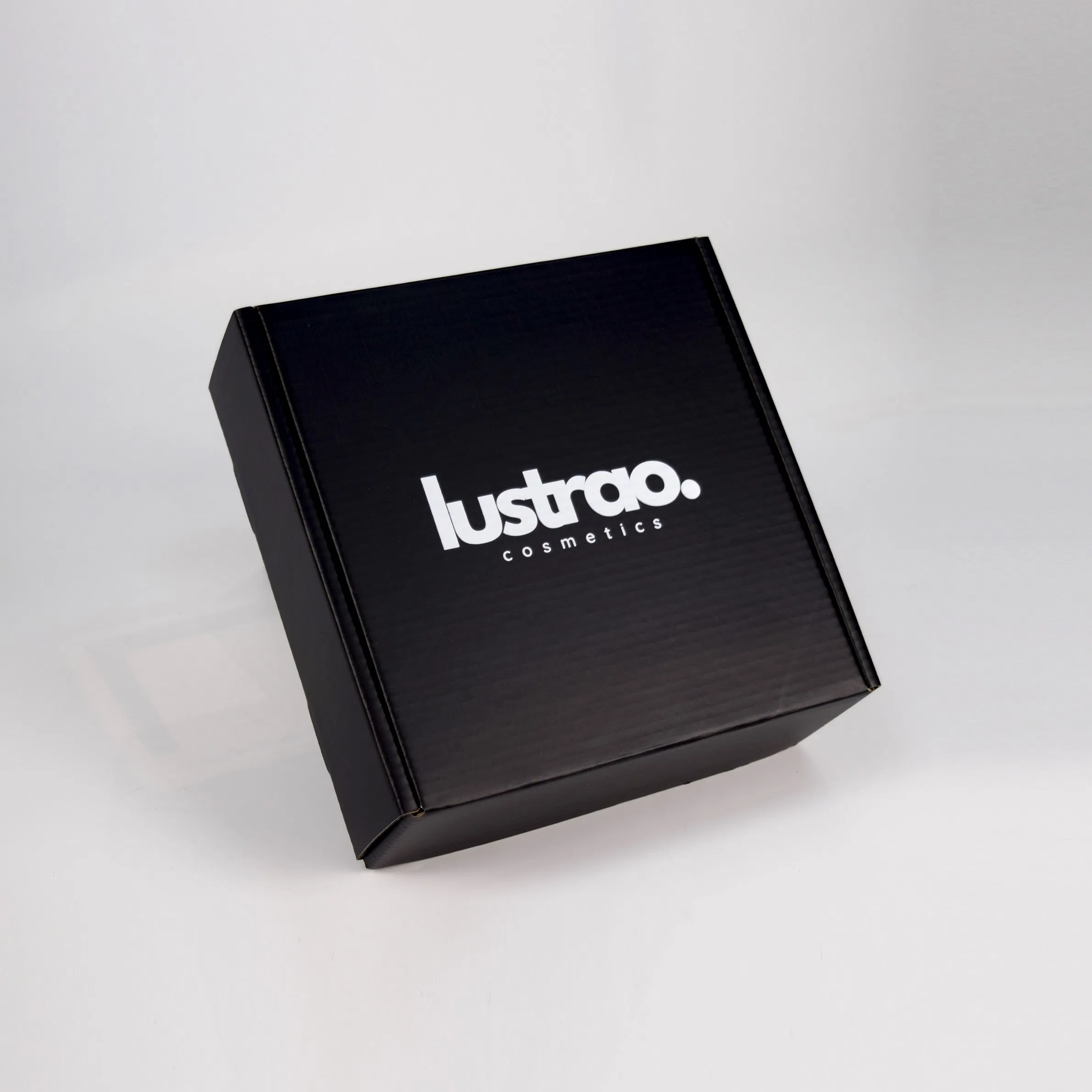 Caja de cartón corrugado ecológica personalizada con logo impreso para empaquetado de comercio electrónico