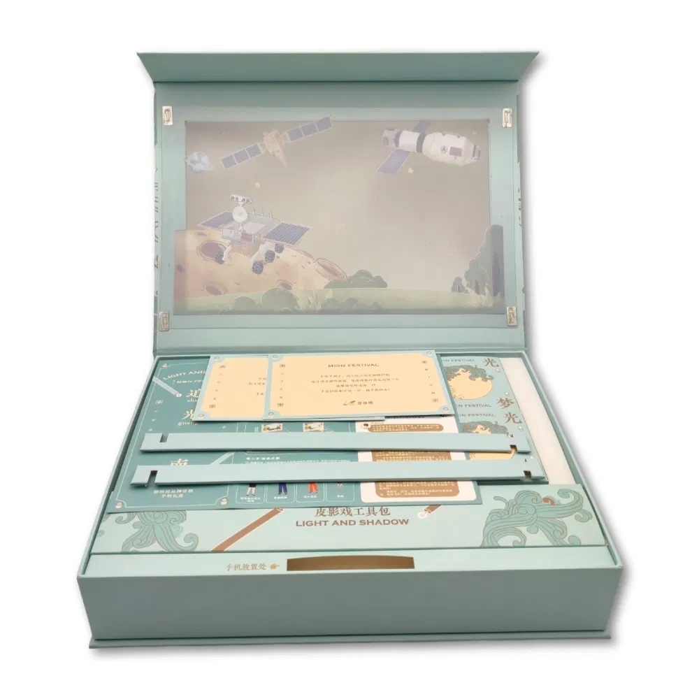 Versatile Retail Ready Rigid Cardboard Book Shape Product Gift Display Packaging Box