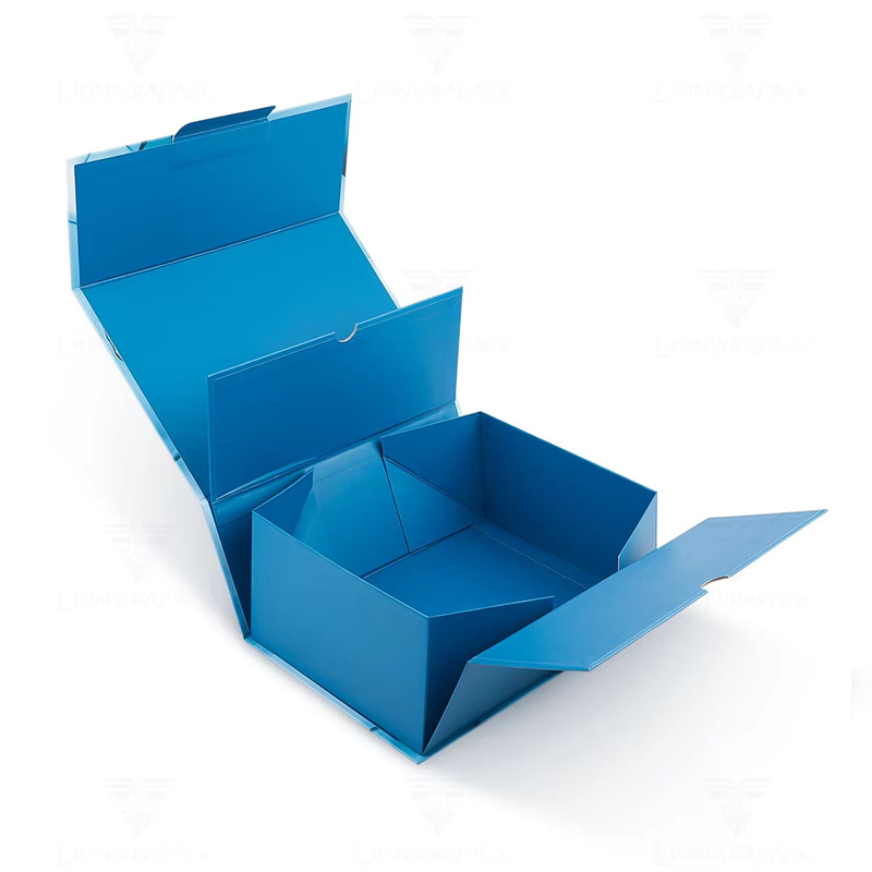 Personalizar caja de regalo de cartón magnética con logo, caja de papel plegable con imán