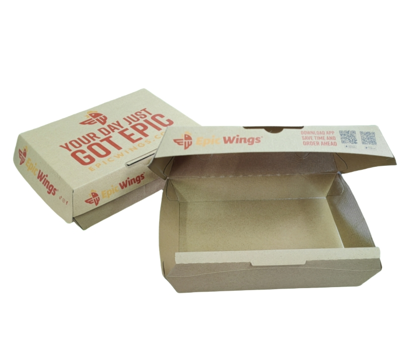 Cajas de embalaje de pizza ecológicas de cartón corrugado