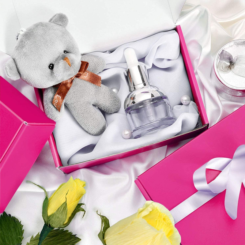 Caja de embalaje personalizada para pestañas rosas de maquillaje para cosméticos