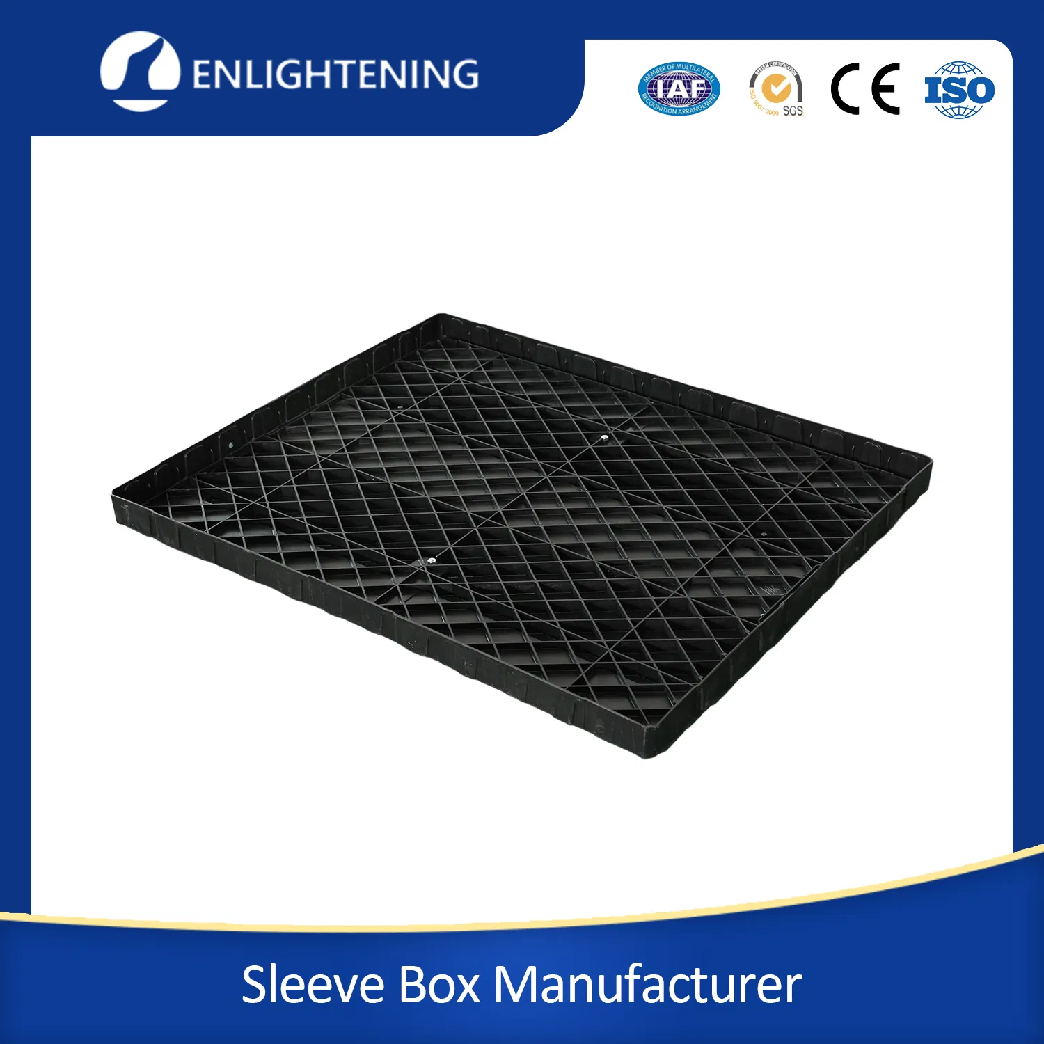 800X600X750mm Caja de embalaje personalizada de plástico corrugado colapsable de alta calidad para almacenamiento industrial con tapa