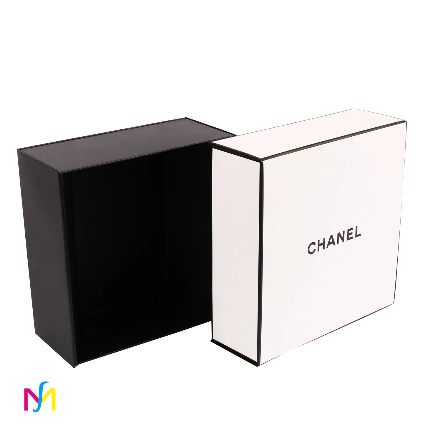 Caja de embalaje de cartón rígido plegable personalizada para maquillaje con diseño impreso elegante