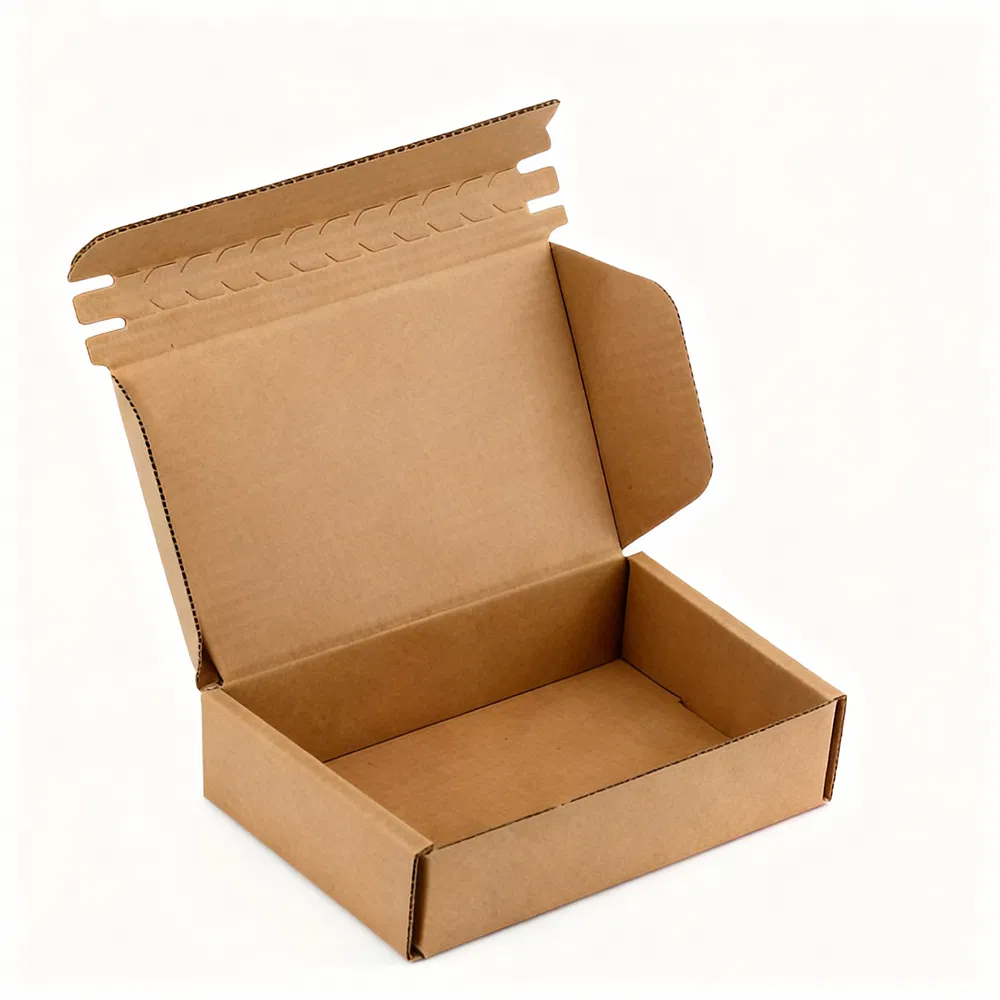 Caja de cartón kraft marrón para embalaje industrial