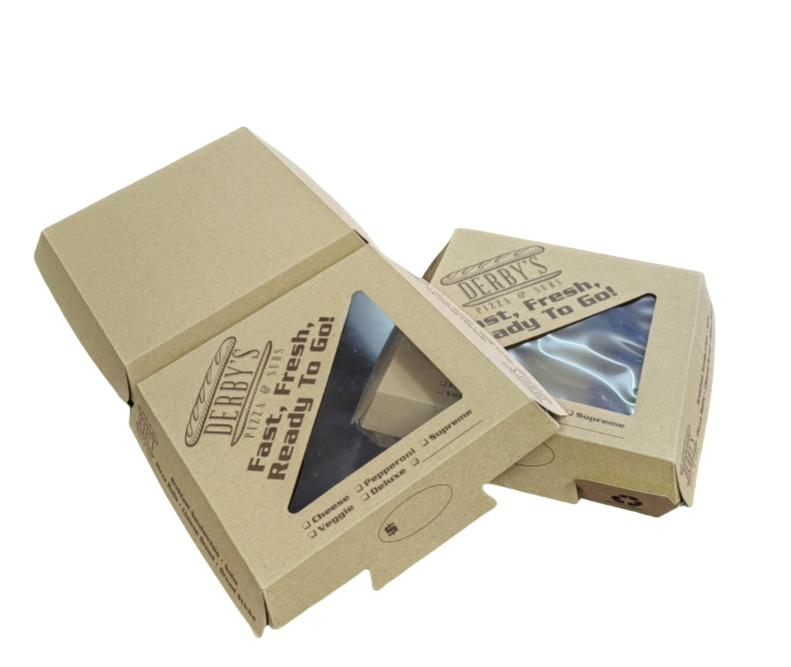 Cajas de embalaje de pizza ecológicas de cartón corrugado