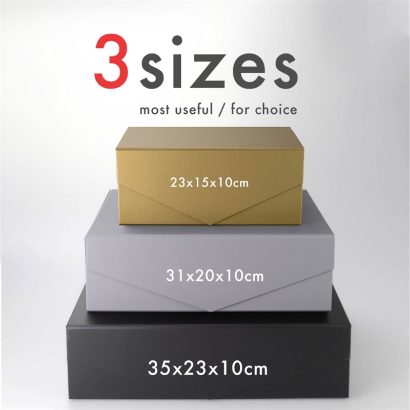 Cajas decorativas colapsables de fábrica para soluciones únicas de envoltura de regalos