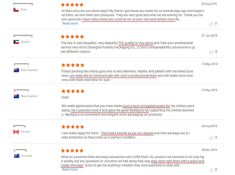 Feedback de clientes