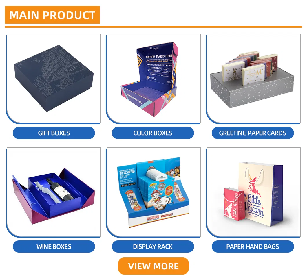 Caja de embalaje de cartón para regalos, elegante, versátil, fuerte, con un ambiente festivo y una amplia gama de especificaciones para el empaquetado de juegos de bricolaje