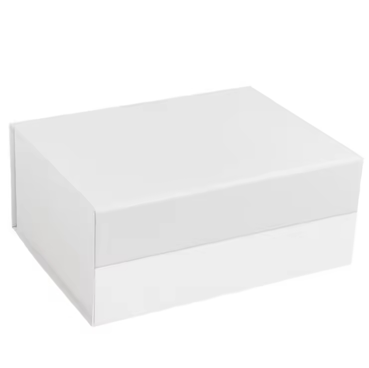 Caja de regalo rígida plegable de alta gama, colapsable, plana, con impresión de logotipo a dos caras para empaquetado de perfume, artes y manualidades