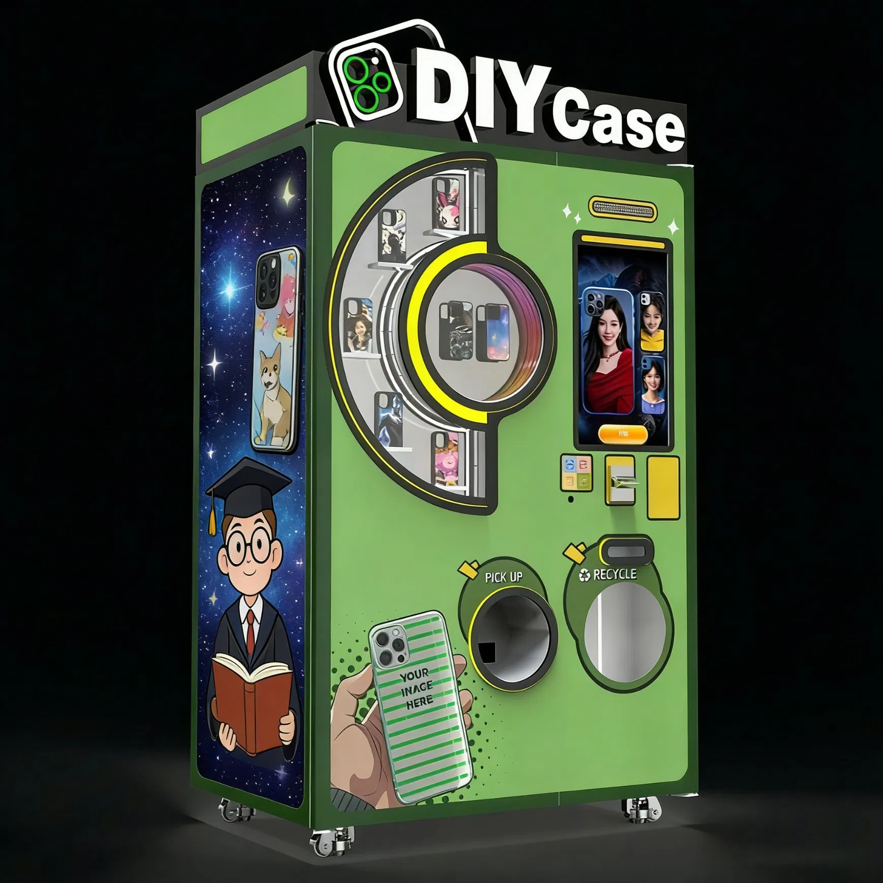 Instant Custom Case Printing Vending Machine for on-Demand Services