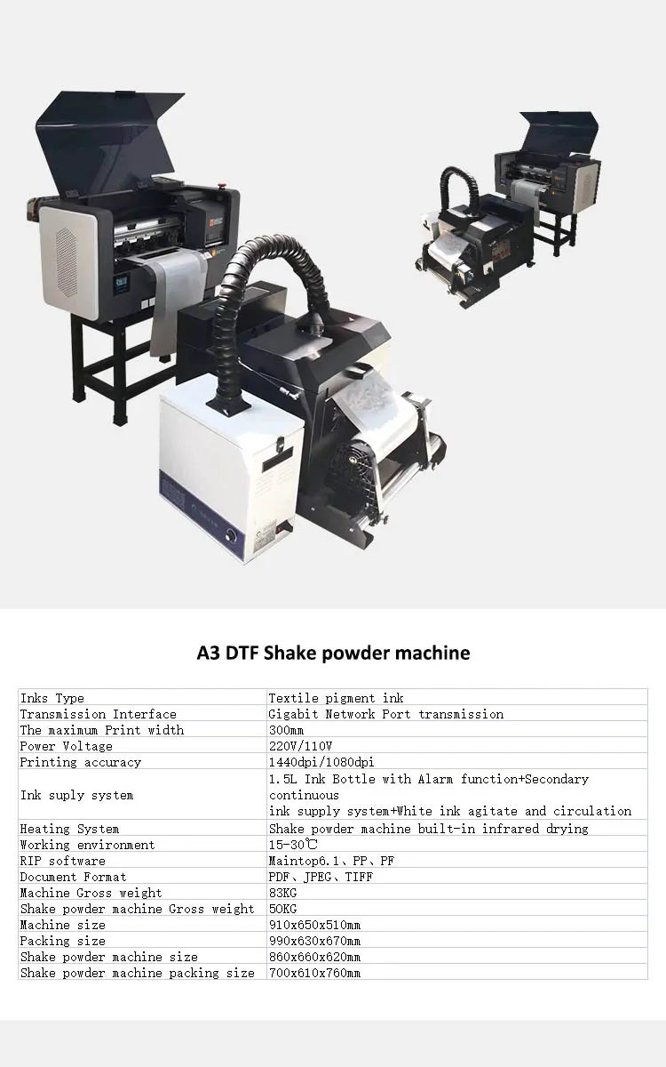 A3 DTF Printer Machine