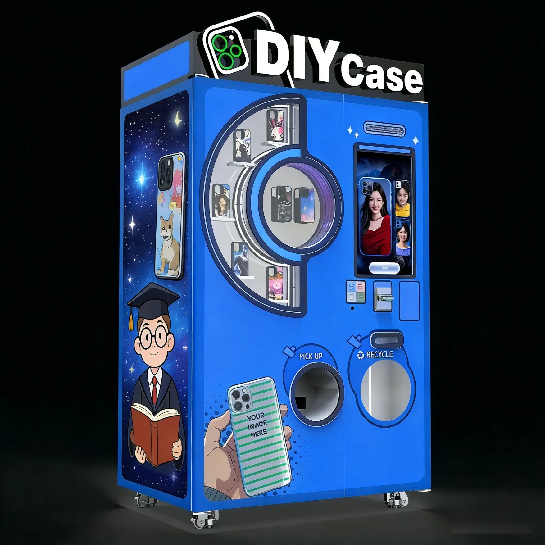Instant Custom Case Printing Vending Machine for on-Demand Services