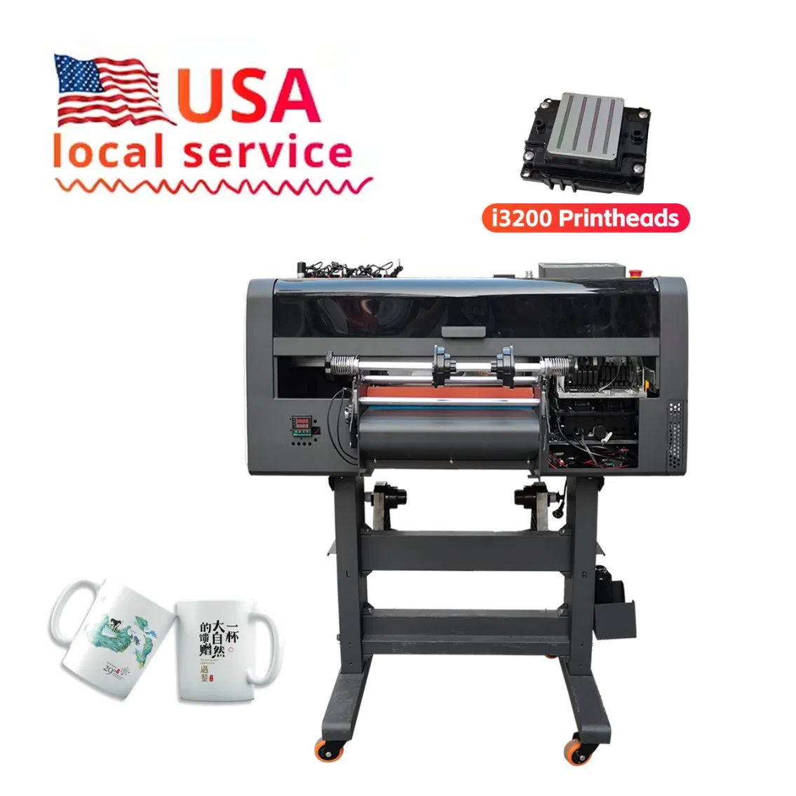 Hot-Selling Property All in One A3 30cm XP600 Size UV Sticker Pet Film Transfer Printing Machine with Laminating UV Dtf Printer Roll to Roll