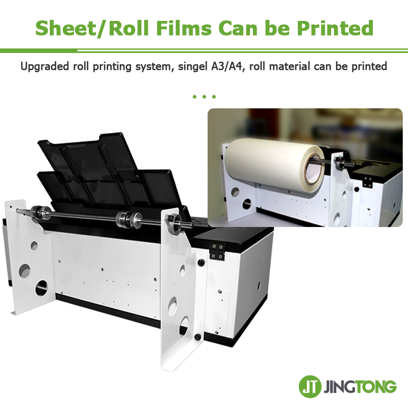 A3 Dtf Transfer Textile Printer R1390 T Shirt Sublimation Printing Machine with Automatic White Ink Agitation and Timed Circulation