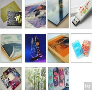 Digital Flatbed Inkjet UV Printing Machine for Mobile Phone Shell, T-Shirts