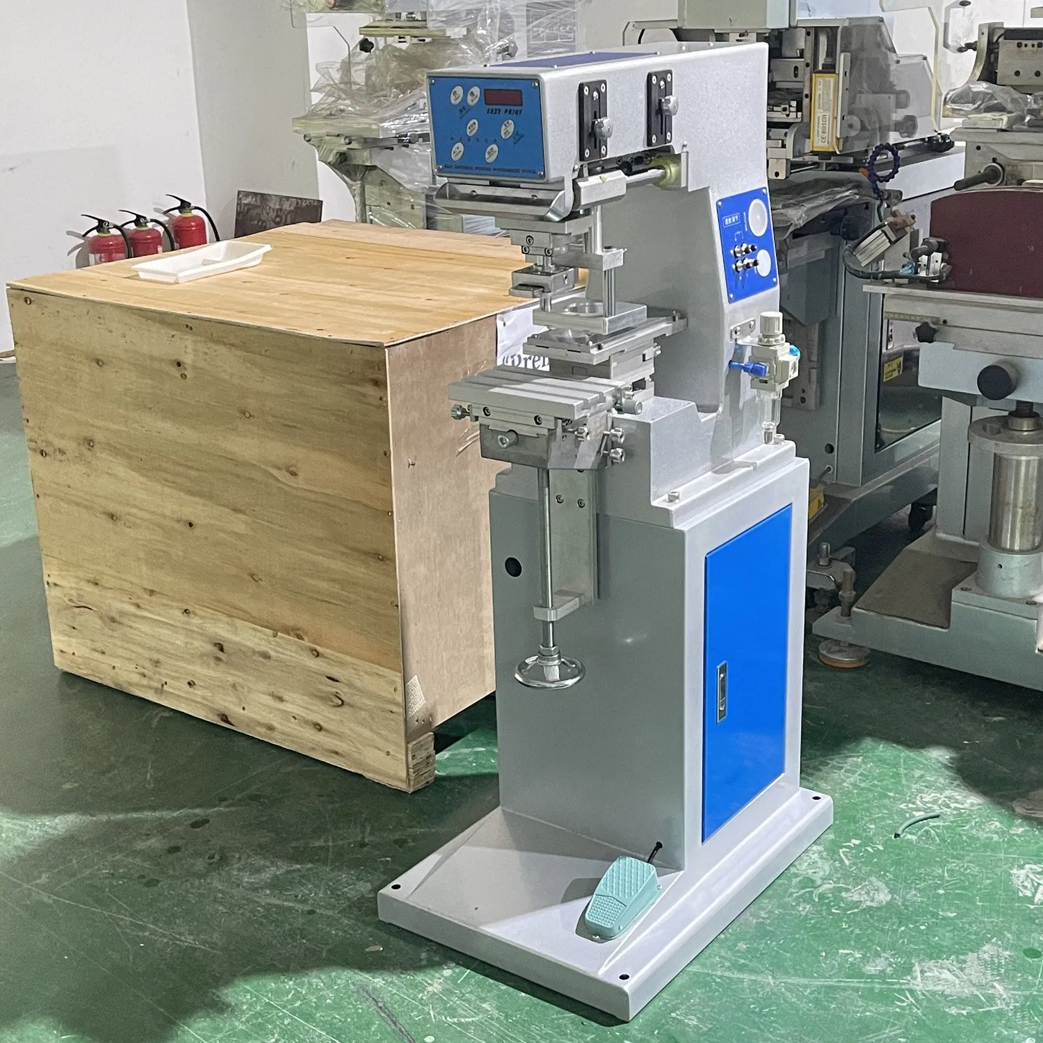 T-Shirts Garment Neck Labels Pad Printing Machine