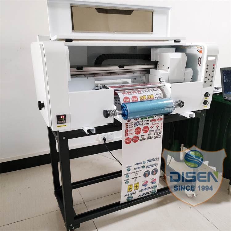 30cm All in One A3 Impresora Dtf UV Printer Printing Laminating Large Format Roll and 17" 2-in-1 Dual Heads Print UV Dtf Machine