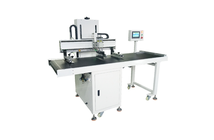 Plastic Bag Screen Printer with Conveyor Belt for Custom T-Shirt and Apparel Printing Single Color Printing Machine