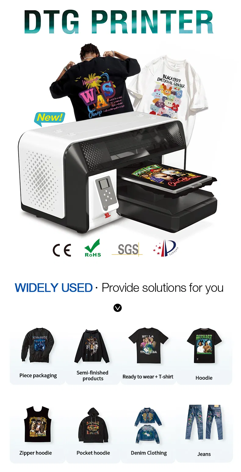 Professional DTG Printing Machine Details