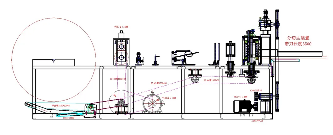 Napkin Machine Production Flow