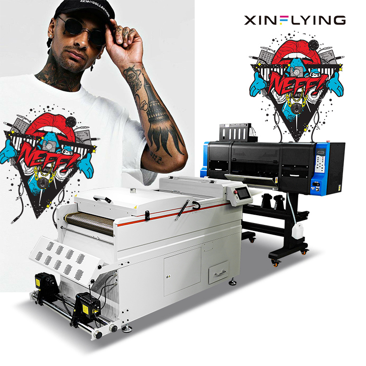 Roll to Roll Dtf T-Shirt Printing Machine with Four 4720 Epson Heads