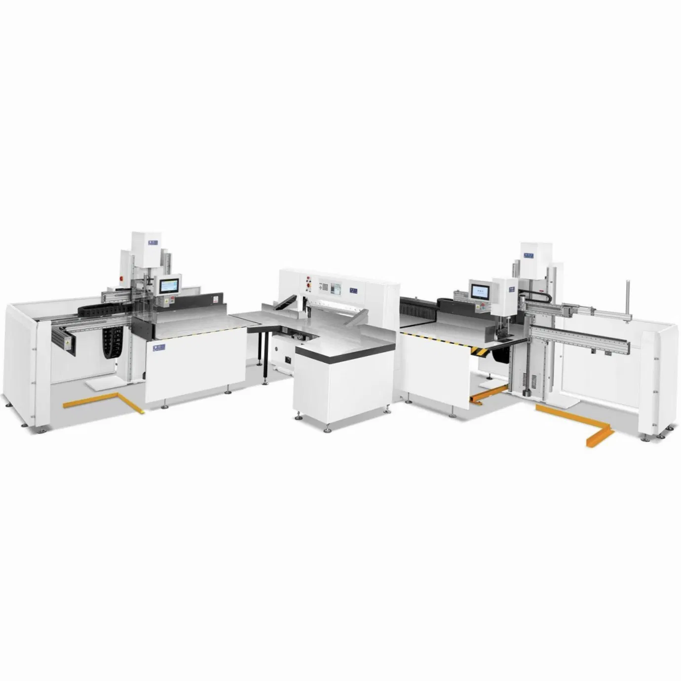 Automatic Cutting System with Digital Programmable Cutter Omron Loader and Laser Unloader Machine