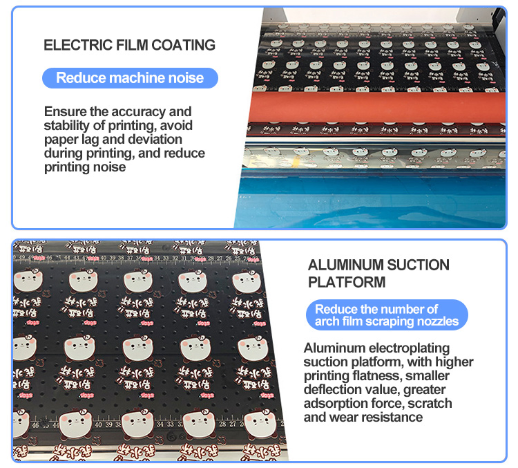 1.80 M Custom Cold Transfer A1 Roll Ab Film Sticker 3D UV Dtf Printer Printing Machine on Film Glass Bottle