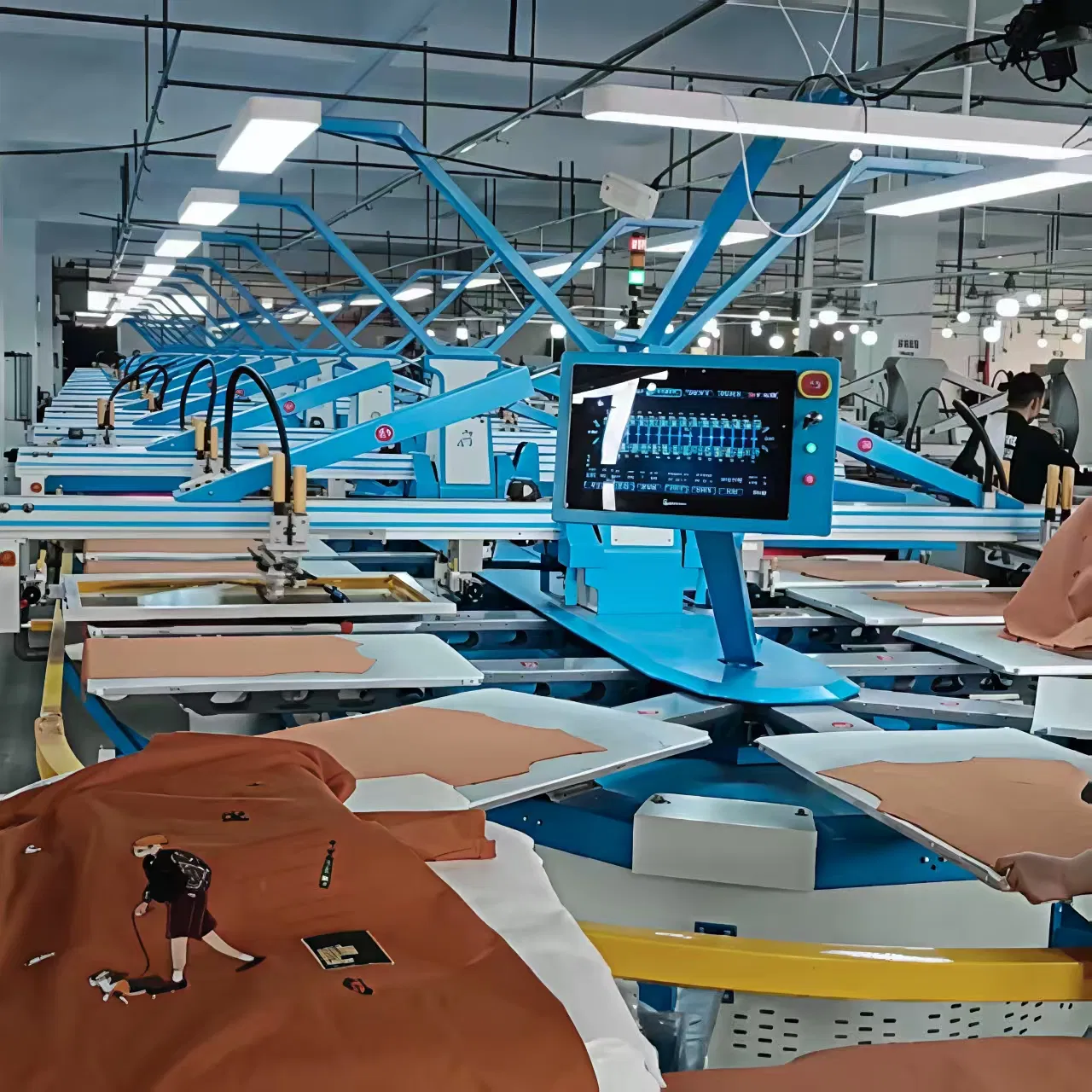 Q Series 49-Color Automatic Printing Equipment for Custom-Made Shoe Materials