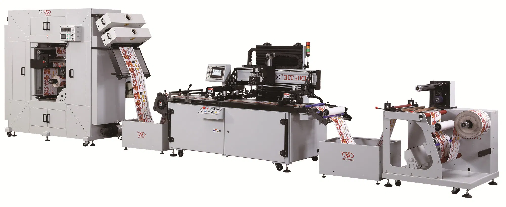 Heat Transfer Label Roll to Roll Screen Printing Equipment