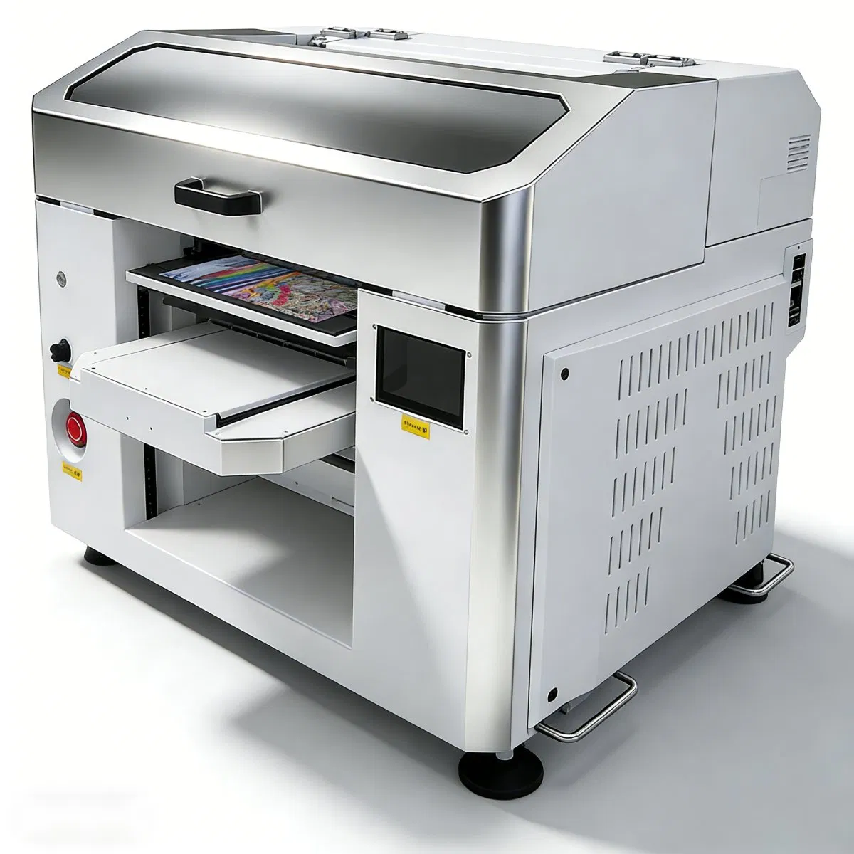 Jeke 2026 New 6090 4-Head High-Speed UV Dtf Hybrid Flatbed Cylinder Roll-to-Roll Printer for Acrylic/Wood/Metal 1.5-Year