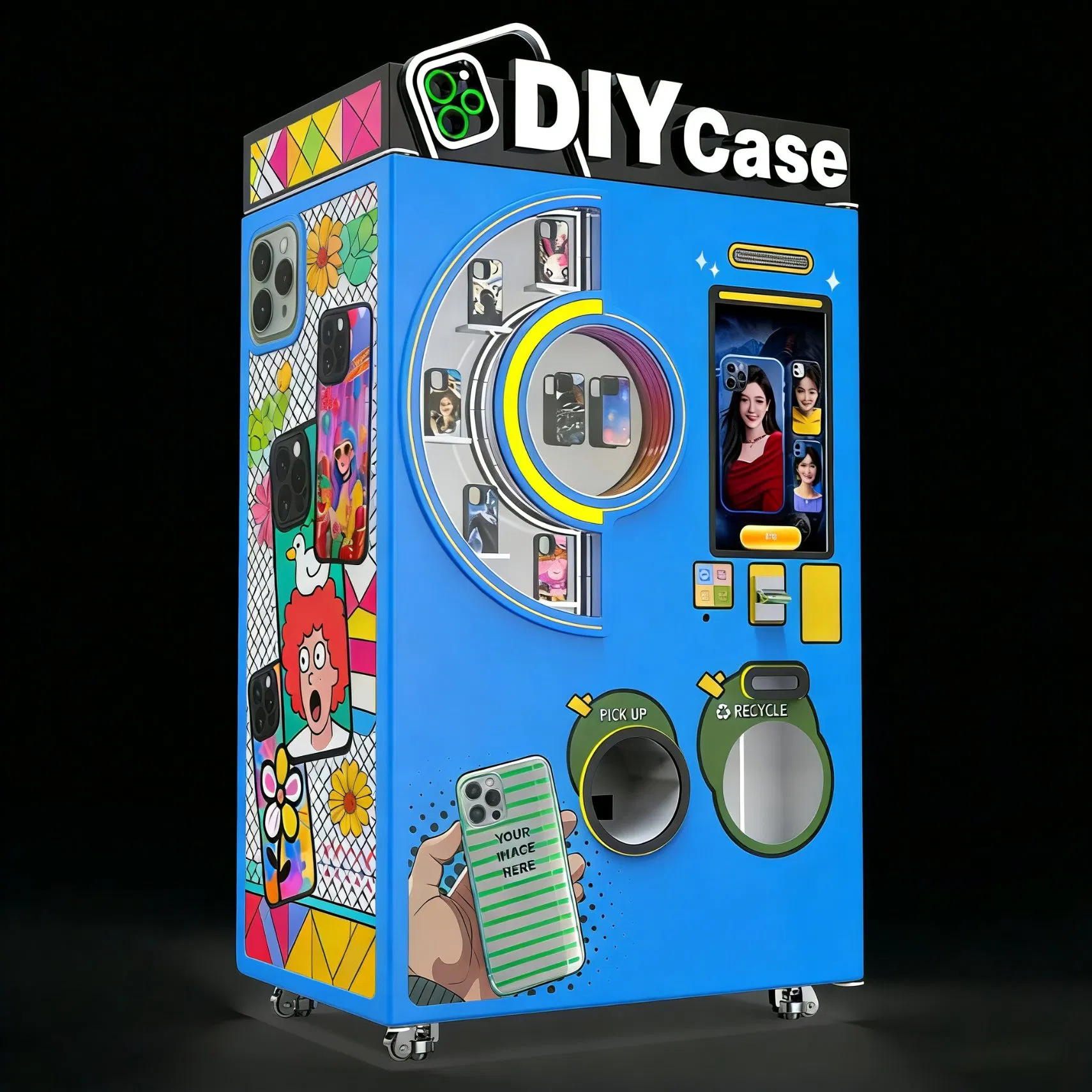Instant Custom Case Printing Vending Machine for on-Demand Services