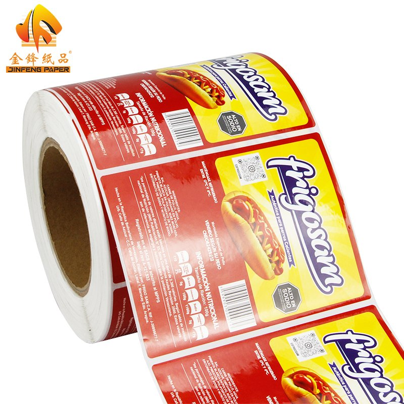 Custom Self Adhesive Packaging Sticker Vinyl Thermal Paper Printing Label for Food Medical Chemical Product