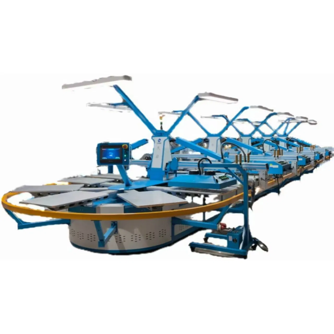 Q Series Automatic/Elliptical Printing Machine for Garment Printing