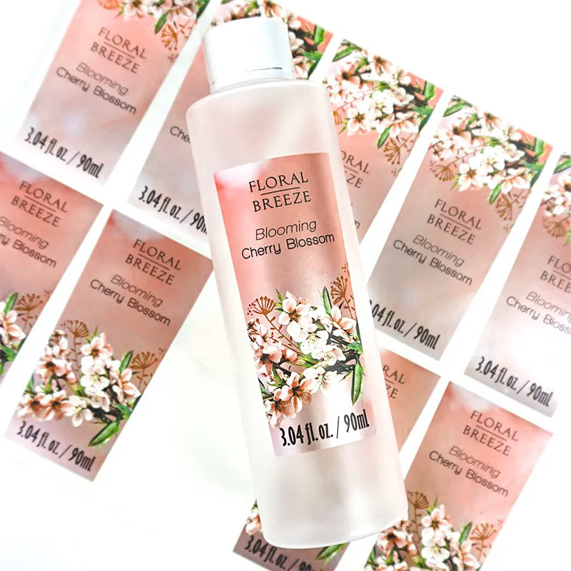 Custom Die-Cut Cosmetic Sticker Labels Matte Finish Self-Adhesive Waterproof for Lipstick Tubes and Facial Cream Jars Bulk Supply