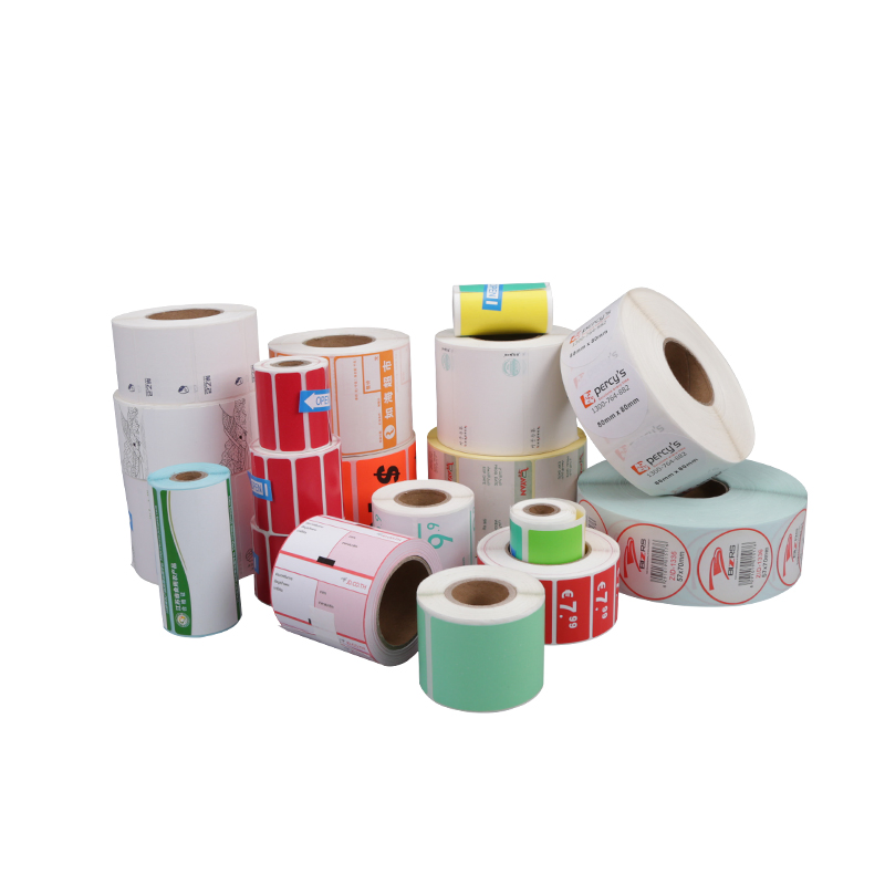 Custom Thermal Adhesive Shipping Labels 2''*1'' Thermal Mailing Address Paper Direct Thermal Barcode Sticker Label Rolls