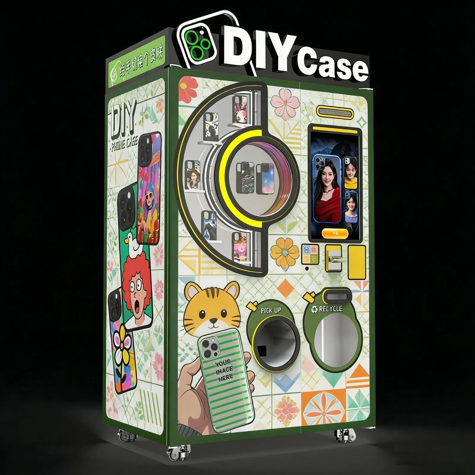 Instant Custom Case Printing Vending Machine for on-Demand Services