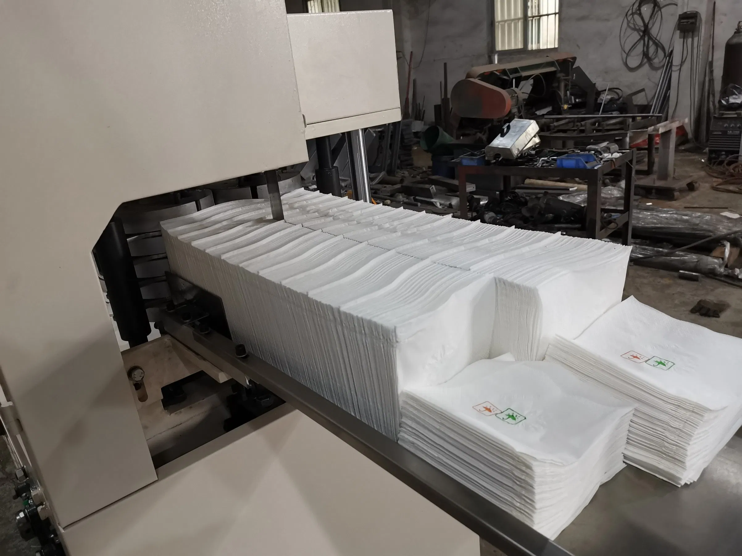Automatic Color Printing Table Napkin Tissue Paper Making Machine for Small Business