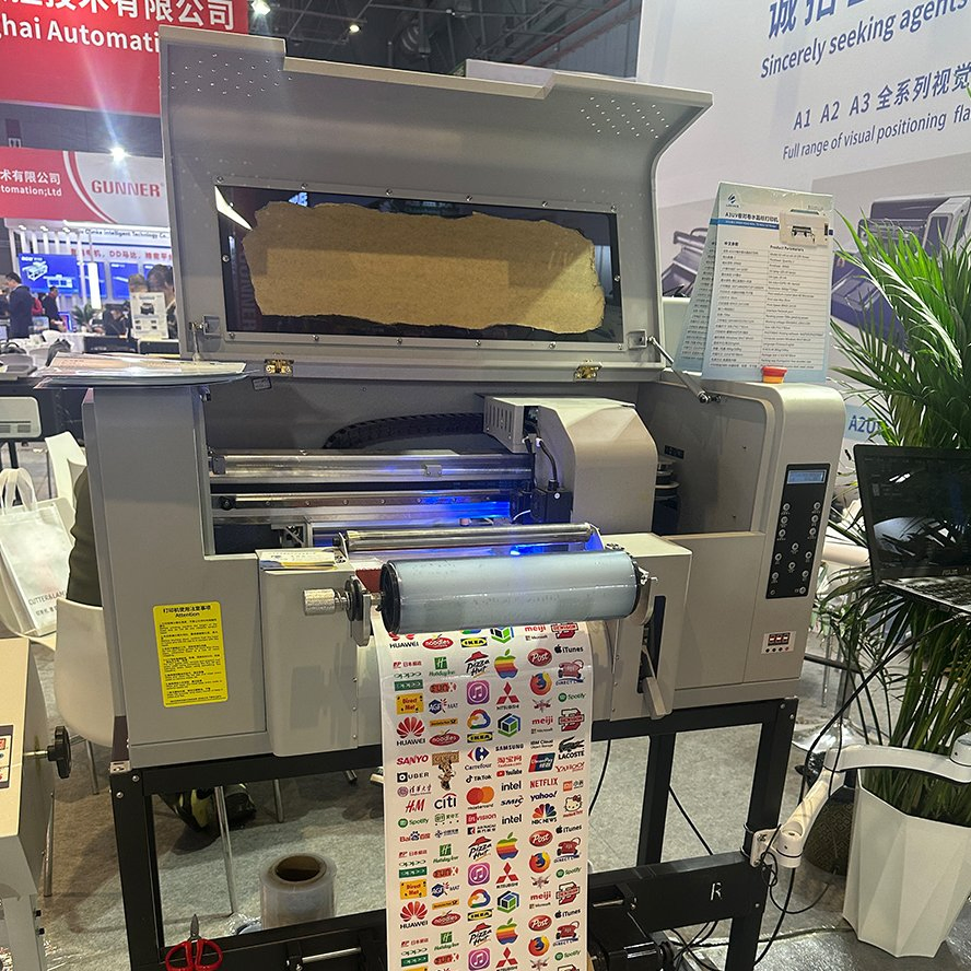 UV Dtf Printer Machine Pizza Cardboard UV Flatbed Plotter Printer Metal Sheet Hybrid Single UV Dtf Printer