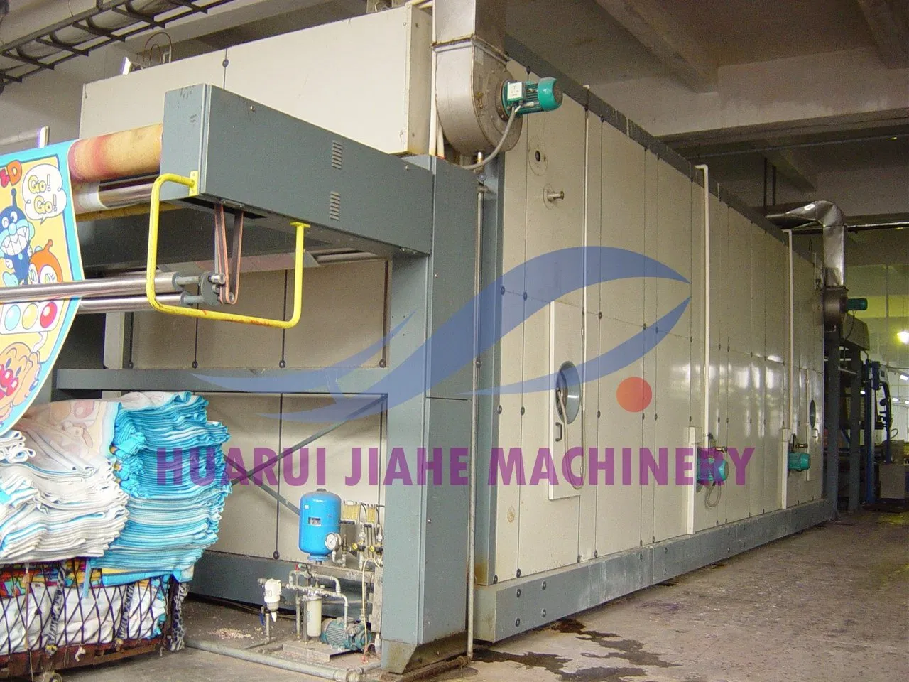 Manufacturers Supply Open Width Type Teamer Industrial Use for Textile Fabric Polyester-Cotton Blended Fabric Steamer Machine to Fix Color After Printing