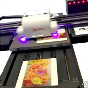 Digital Flatbed Inkjet UV Printing Machine for Mobile Phone Shell, T-Shirts