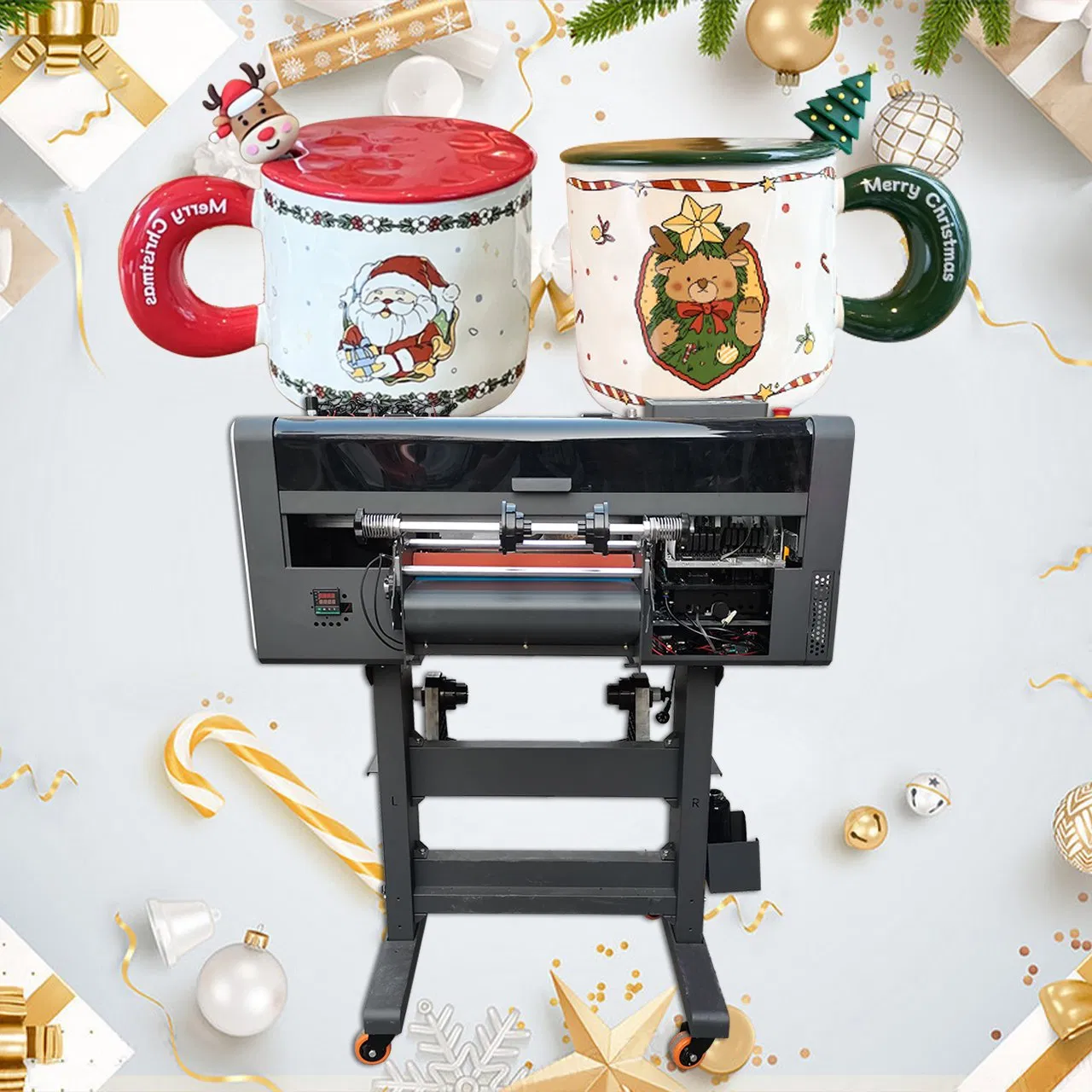 Hot-Selling Property All in One A3 30cm XP600 Size UV Sticker Pet Film Transfer Printing Machine with Laminating UV Dtf Printer Roll to Roll