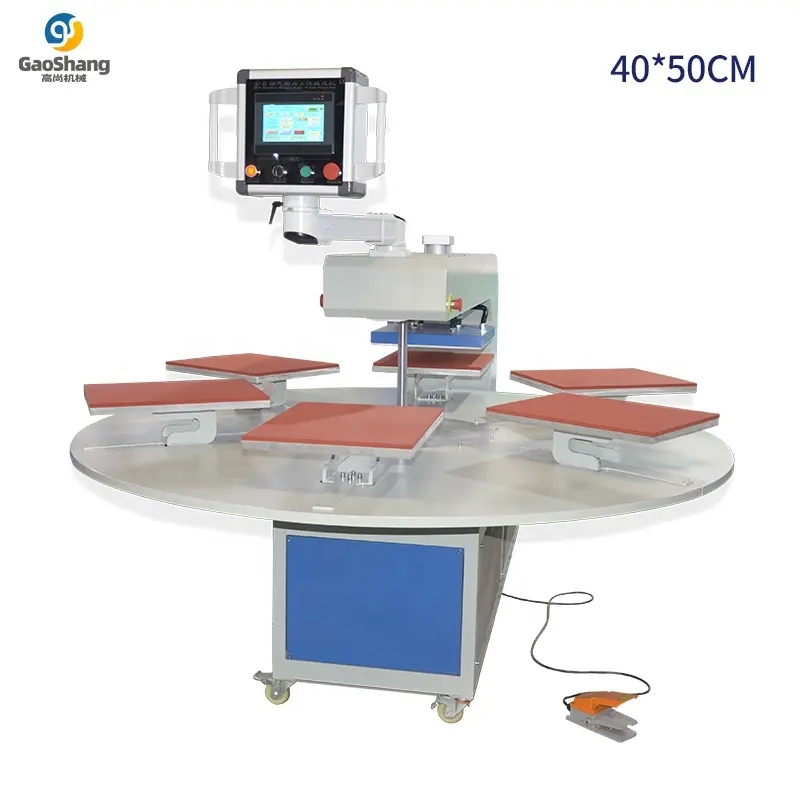 Industrial Rotary Heat Press Machine for Sublimation Paper Transfer on Fabric Roll Continuous Printing for Apparel and Home Textile