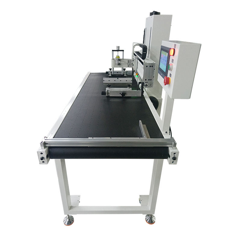 Plastic Bag Screen Printer with Conveyor Belt for Custom T-Shirt and Apparel Printing Single Color Printing Machine